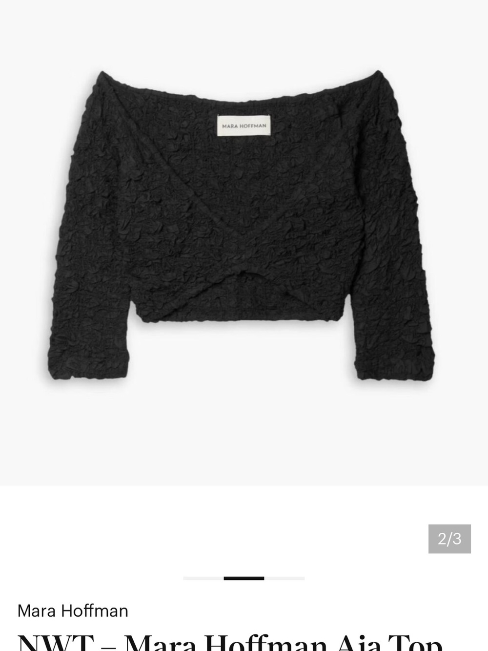 Mara Hoffman NWT Aja top